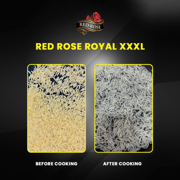 RED ROSE ROYAL XXXL BASMATI RICE, 30 KG - Image 6