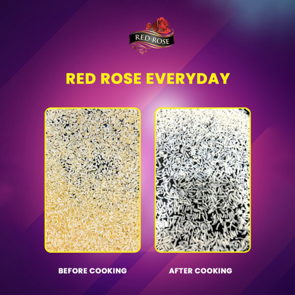 RED ROSE EVERYDAY (MINI DUBAR- II) BASMATI RICE, 30 KG - Image 6