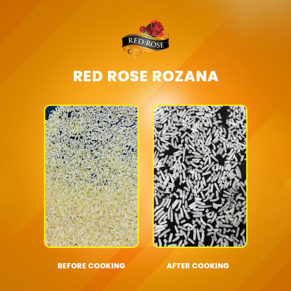 RED ROSE ROZANA (MINI DUBAR) BASMATI RICE, 30 KG - Image 7