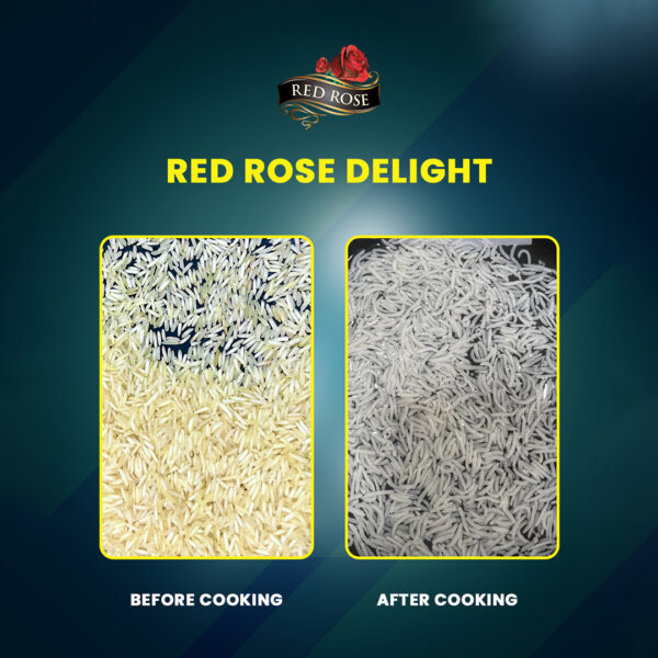 RED ROSE DELIGHT BASMATI RICE, 30 KG - Image 7