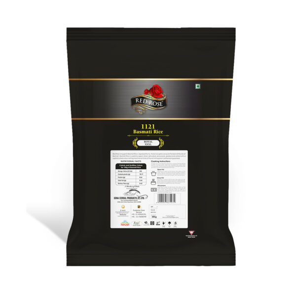RED ROSE ROYAL XXXL BASMATI RICE, 30 KG - Image 2