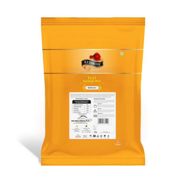 RED ROSE ROZANA (MINI DUBAR) BASMATI RICE, 30 KG - Image 2