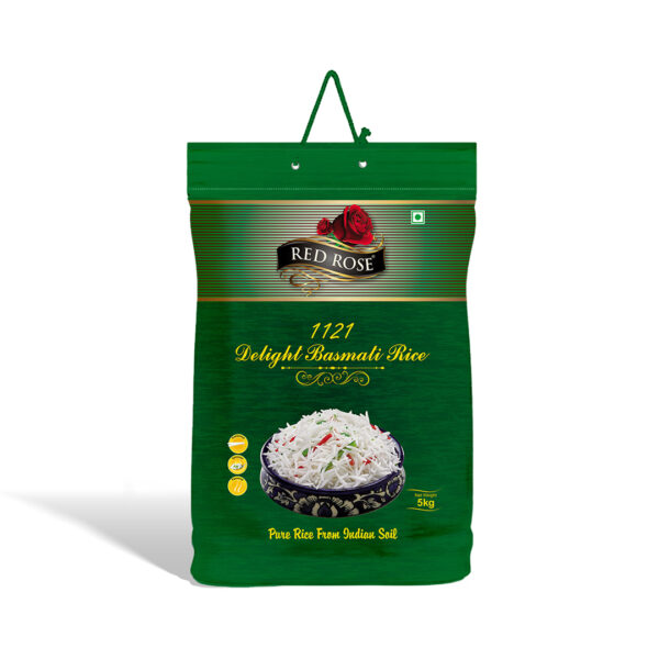 RED ROSE DELIGHT BASMATI RICE, 5 KG ( PACK OF 4 - 20 KG )