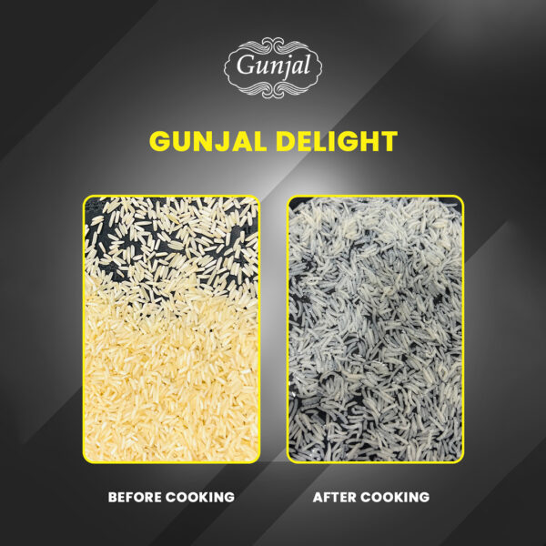 GUNJAL DELIGHT BASMATI RICE, 5 KG - Image 7