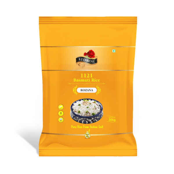 RED ROSE ROZANA (MINI DUBAR) BASMATI RICE, 30 KG
