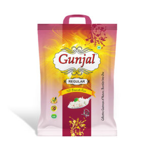 GUNJAL REGULAR BASMATI RICE, 10 KG (SELLA)