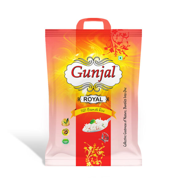 GUNJAL ROYAL BASMATI RICE, 10 KG