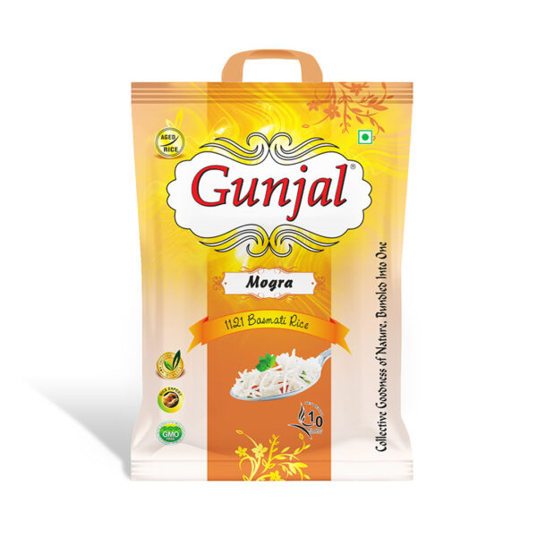 GUNJAL MONGRA BASMATI RICE, 10 KG