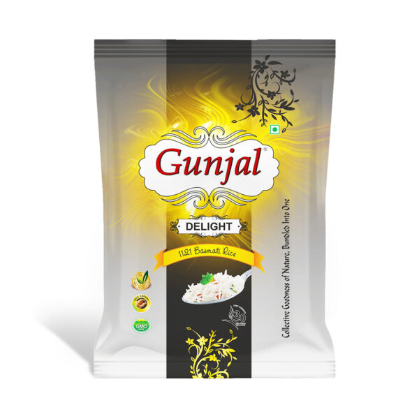 GUNJAL DELIGHT BASMATI RICE, 30 KG