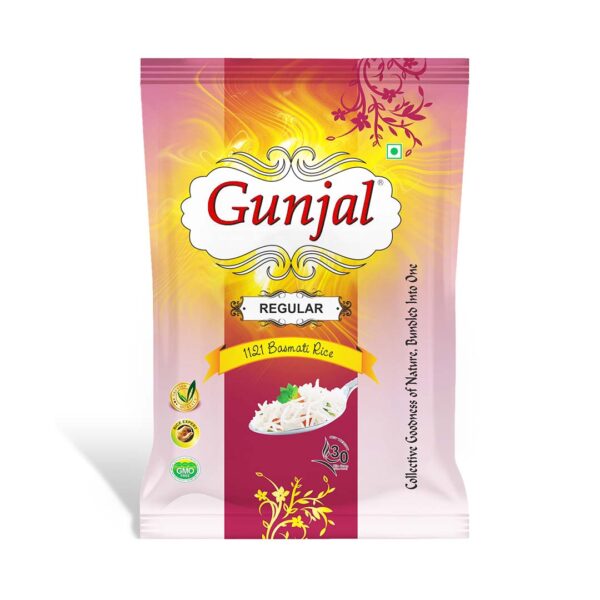 GUNJAL REGULAR BASMATI RICE, 30 KG (SELLA)
