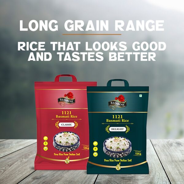 RED ROSE CLASSIC BASMATI RICE, 1 KG - Image 8
