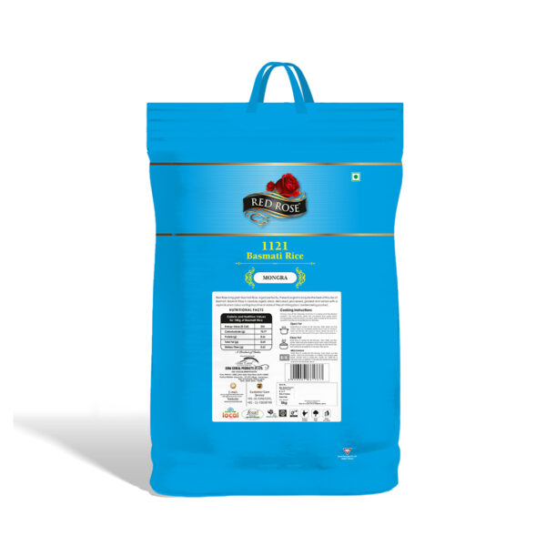 RED ROSE MONGRA BASMATI RICE, 5 KG - Image 2