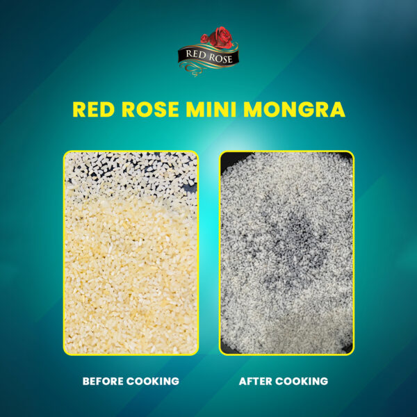 RED ROSE MINI MONGRA BASMATI RICE, 10 KG - Image 7
