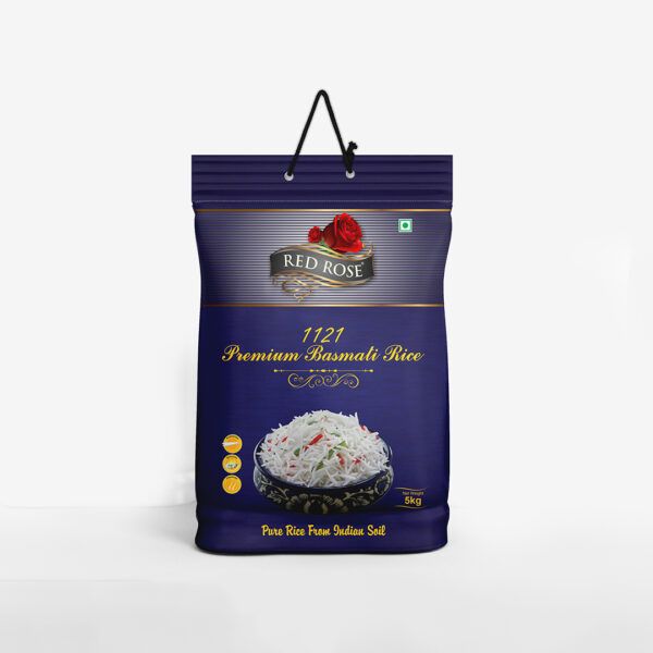 RED ROSE PREMIUM BASMATI RICE, 5 KG ( PACK OF 4 - 20 KG )