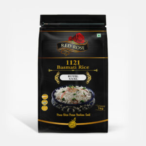 RED ROSE ROYAL XXXL BASMATI RICE, 1 KG
