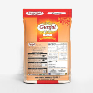 GUNJAL ROYAL BASMATI RICE, 5 KG