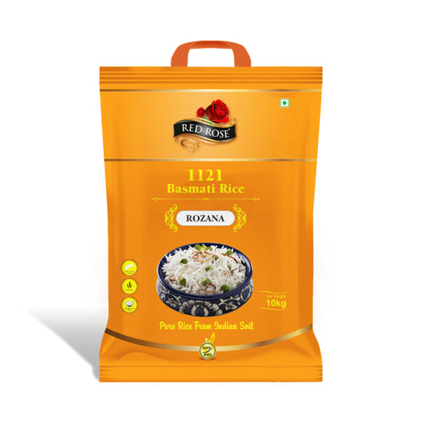 RED ROSE ROZANA (MINI DUBAR) BASMATI RICE, 10 KG