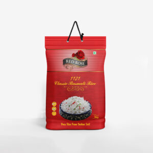 RED ROSE CLASSIC BASMATI RICE, 5 KG ( PACK OF 4 – 20 KG )