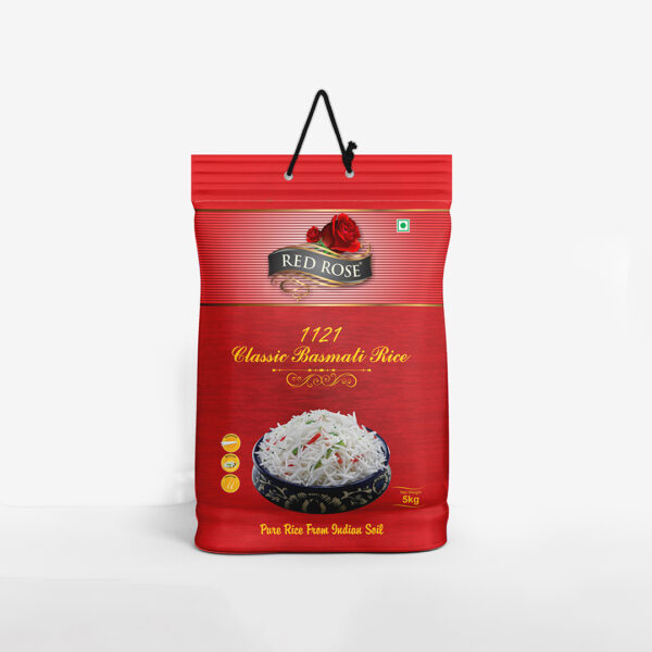 RED ROSE CLASSIC BASMATI RICE, 5 KG ( PACK OF 4 - 20 KG )