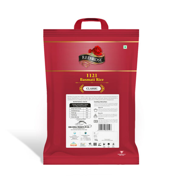 RED ROSE CLASSIC BASMATI RICE, 10 KG - Image 2