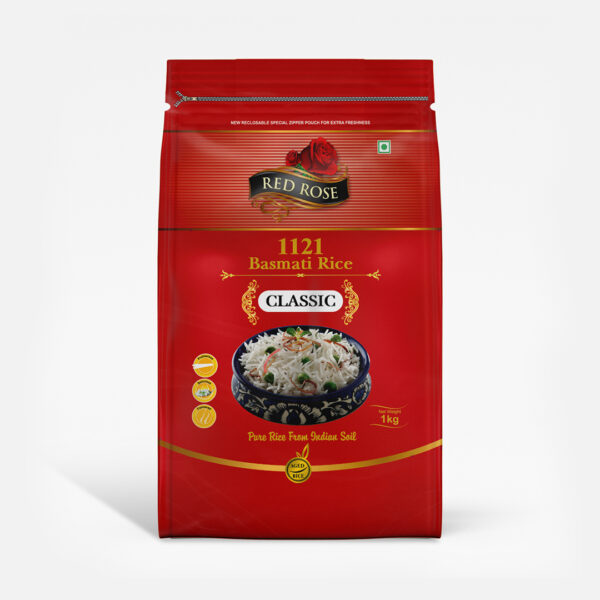 RED ROSE CLASSIC BASMATI RICE, 1 KG