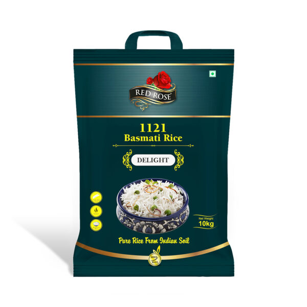 RED ROSE DELIGHT BASMATI RICE, 10 KG
