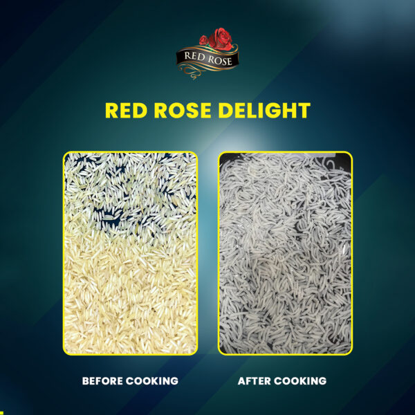 RED ROSE DELIGHT BASMATI RICE, 5 KG - Image 7