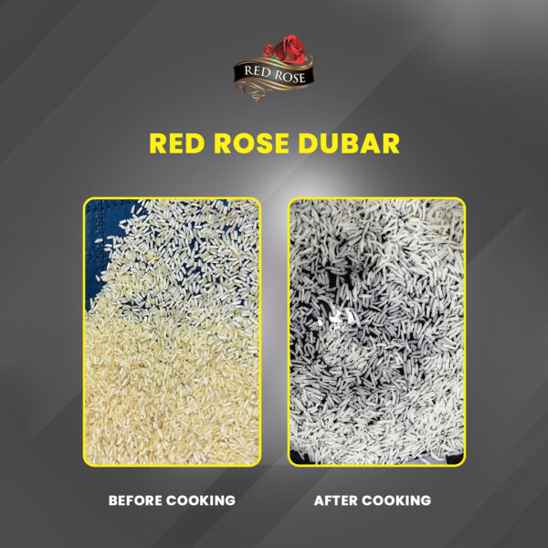 RED ROSE DUBAR BASMATI RICE, 10 KG - Image 7