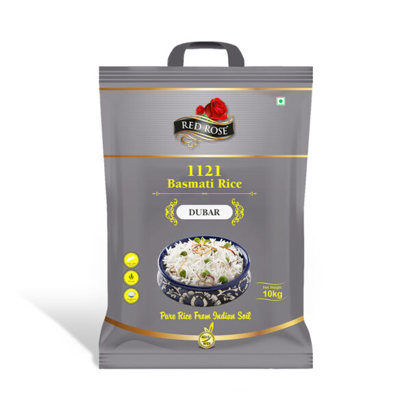 RED ROSE DUBAR BASMATI RICE, 10 KG