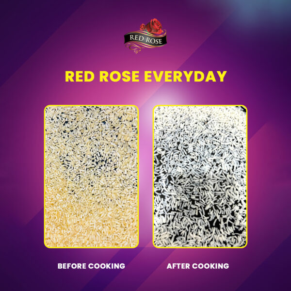 RED ROSE EVERYDAY (MINI DUBAR- II) BASMATI RICE, 10 KG - Image 7