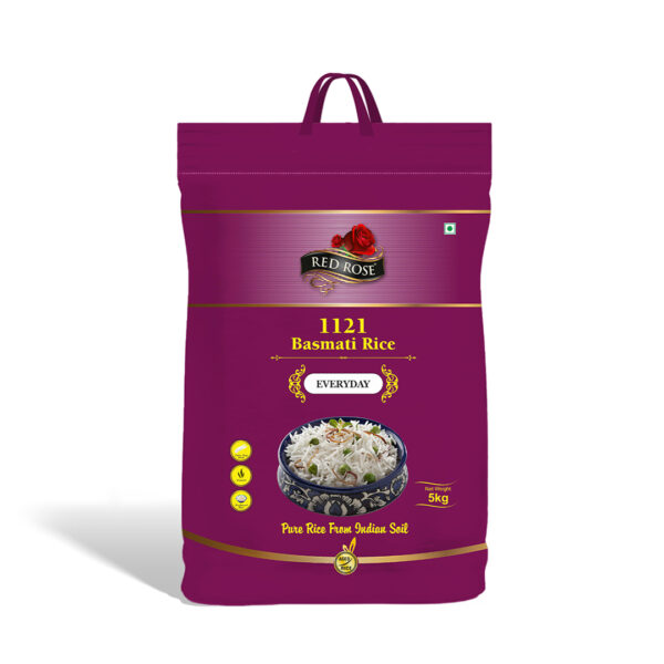 RED ROSE EVERYDAY BASMATI RICE, 5 KG