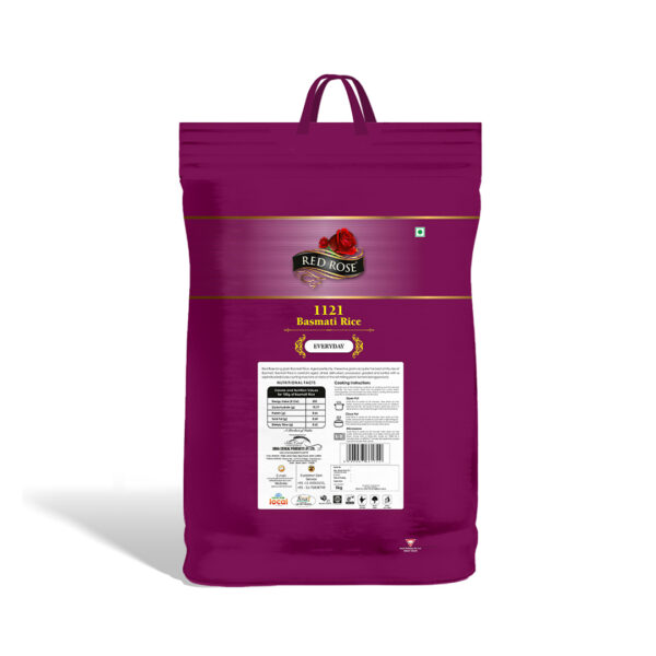 RED ROSE EVERYDAY BASMATI RICE, 5 KG - Image 2