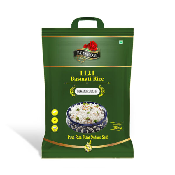 RED ROSE HERITAGE BASMATI RICE, 10 KG