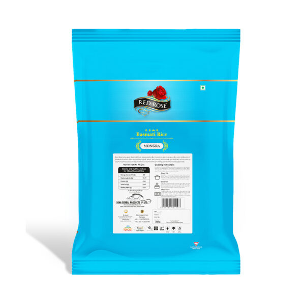 RED ROSE MONGRA BASMATI RICE, 30 KG - Image 2