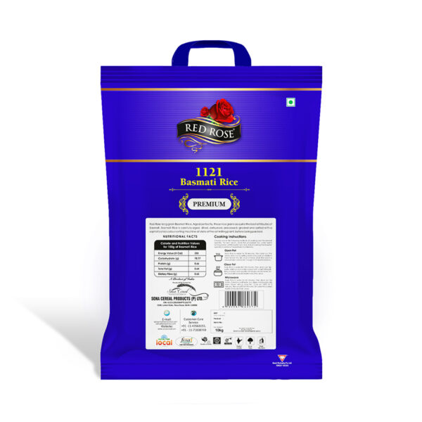 RED ROSE PREMIUM BASMATI RICE, 10 KG - Image 2
