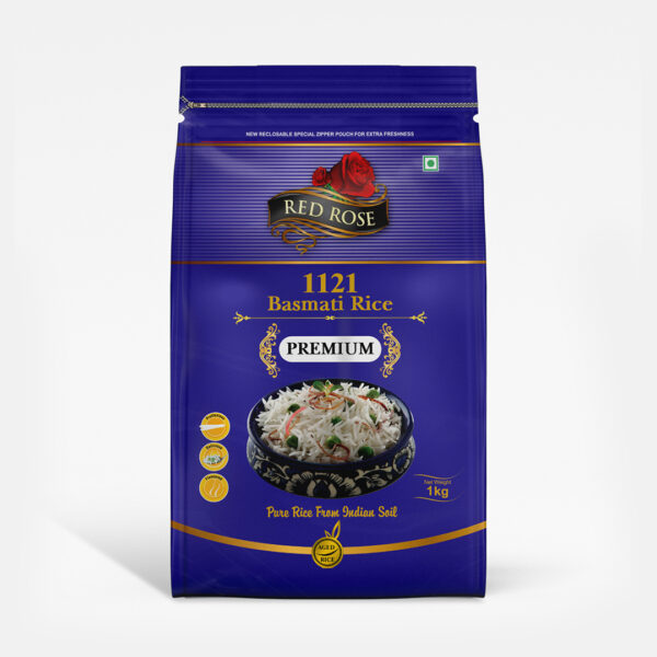 RED ROSE PREMIUM BASMATI RICE, 1 KG