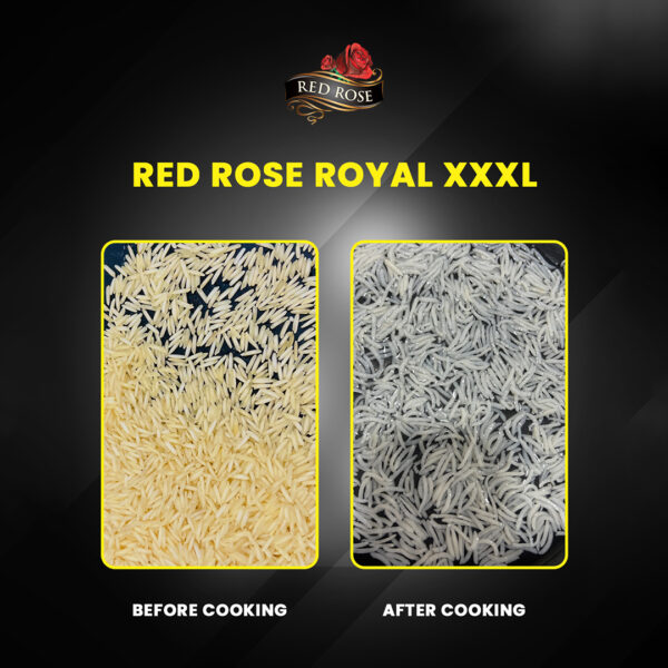 RED ROSE ROYAL XXXL BASMATI RICE, 5 KG - Image 7
