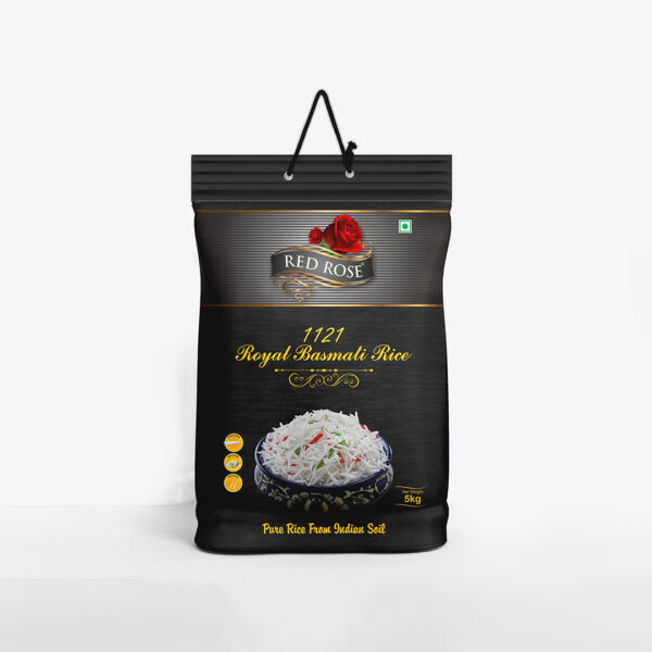 RED ROSE ROYAL XXXL BASMATI RICE, 5 KG (PACK OF 4 - 20 KG)