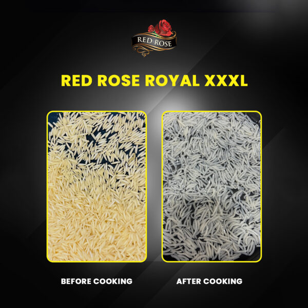 RED ROSE ROYAL XXXL BASMATI RICE, 10 KG - Image 7