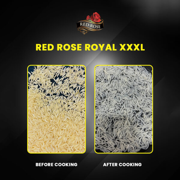 RED ROSE ROYAL XXXL BASMATI RICE, 1 KG - Image 7