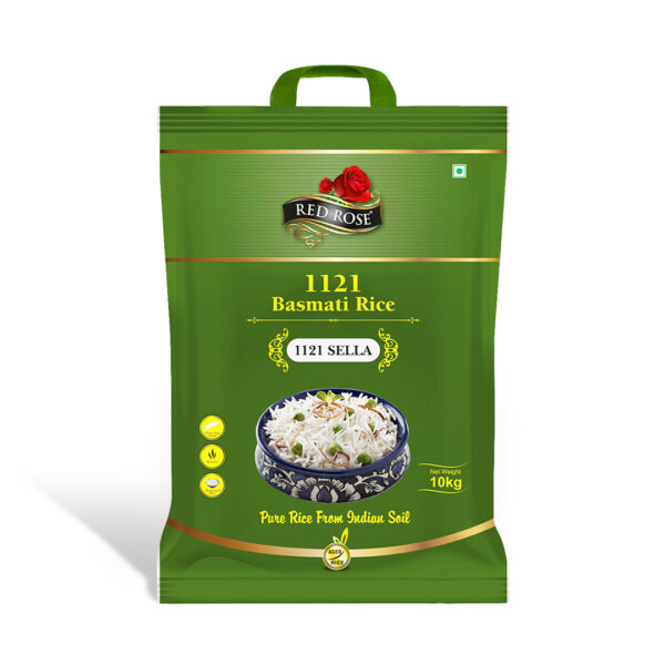 RED ROSE 1121 SELLA BASMATI RICE, 10 KG