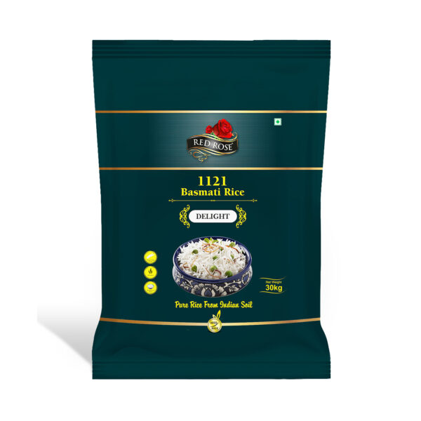 RED ROSE DELIGHT BASMATI RICE, 30 KG