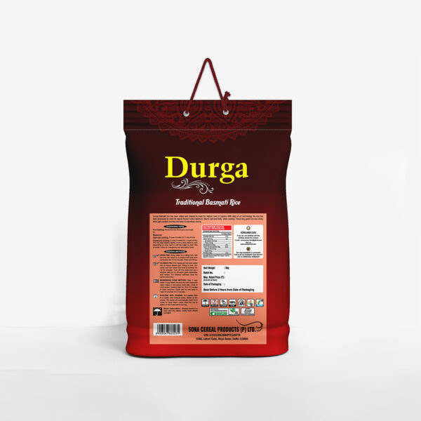 DURGA BASMATI RICE, 5 KG - Image 2