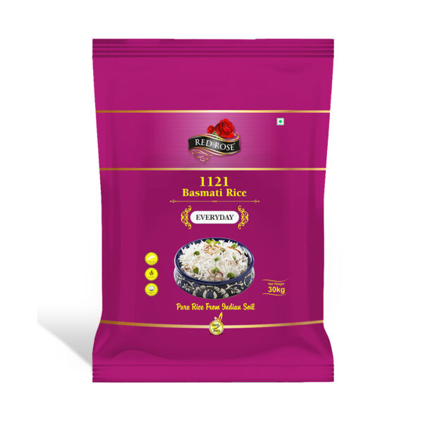 RED ROSE EVERYDAY (MINI DUBAR- II) BASMATI RICE, 30 KG